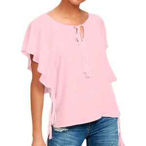 butterfly sleeve top